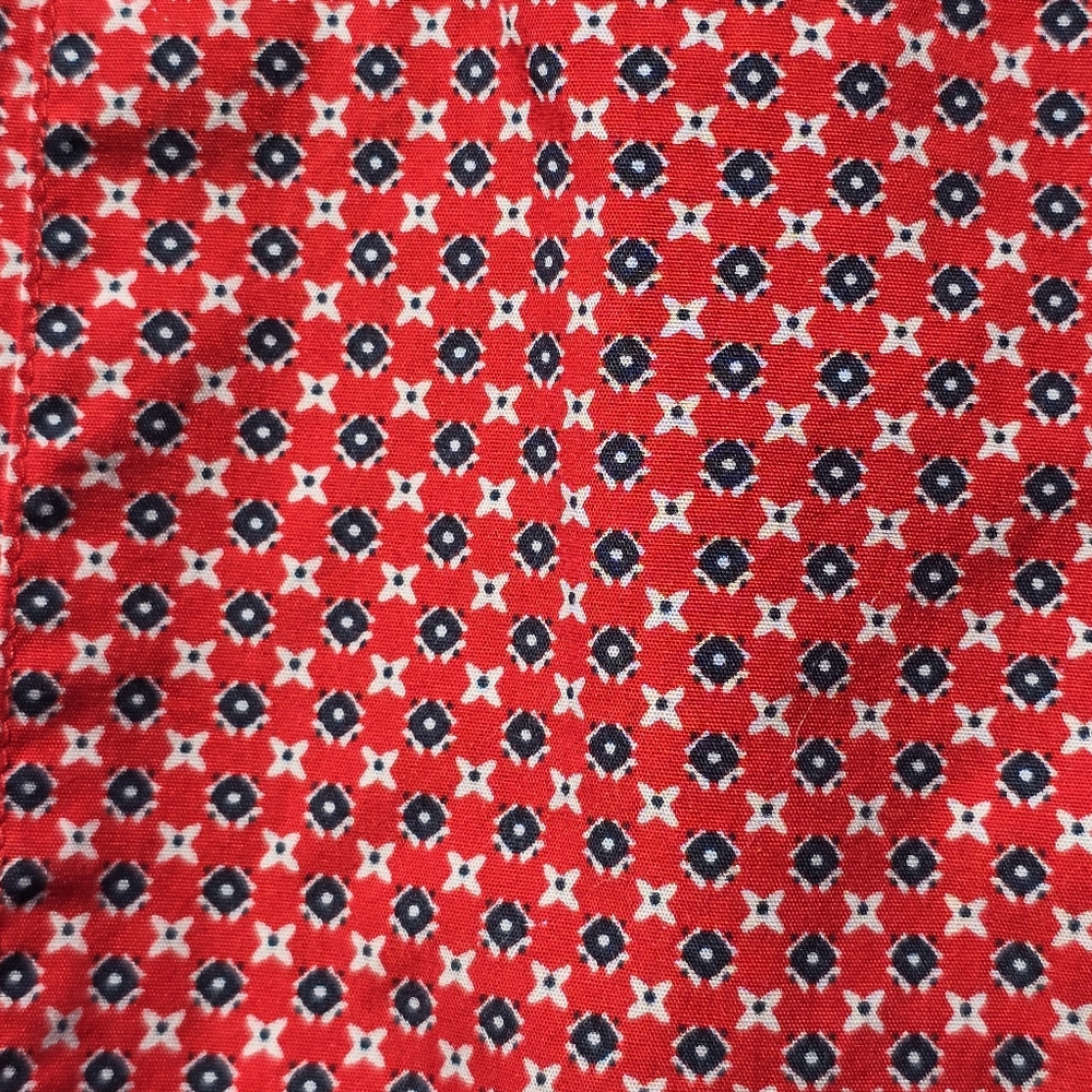 CINCH Men's Red Blue White Print Long Sleeve Button-Down Western Shirt Sz L - Picture 4 of 6